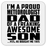 Proud Meteorologist Dad Of Awesome Son - Drink Coaster