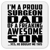 Proud Surgeon Dad Of Awesome Son - Drink Coaster