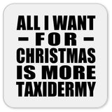 All I Want For Christmas Is More Taxidermy - Drink Coaster