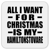 All I Want For Christmas Is My Hamiltonstovare - Drink Coaster