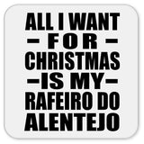All I Want For Christmas Is My Rafeiro Do Alentejo - Drink Coaster