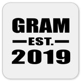 Gram Established EST. 2019 - Drink Coaster