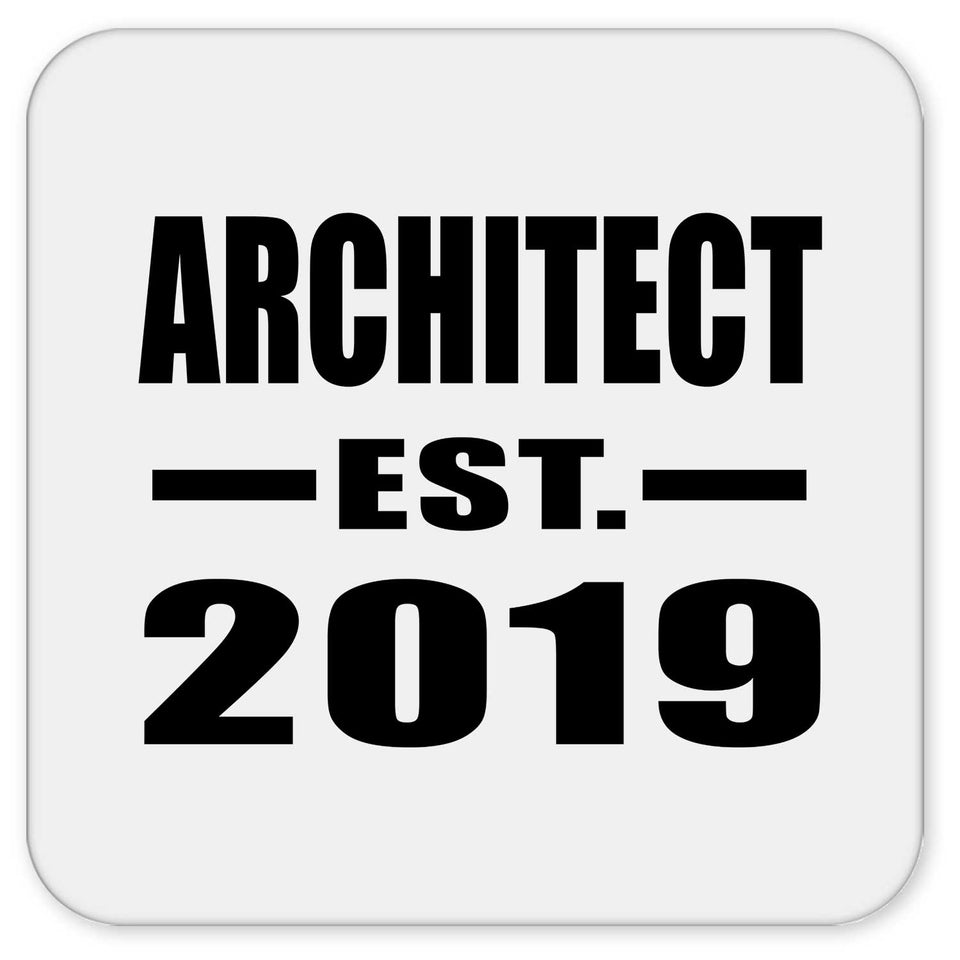 Architect Established EST. 2019 - Drink Coaster