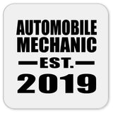 Automobile Mechanic Established EST. 2019 - Drink Coaster