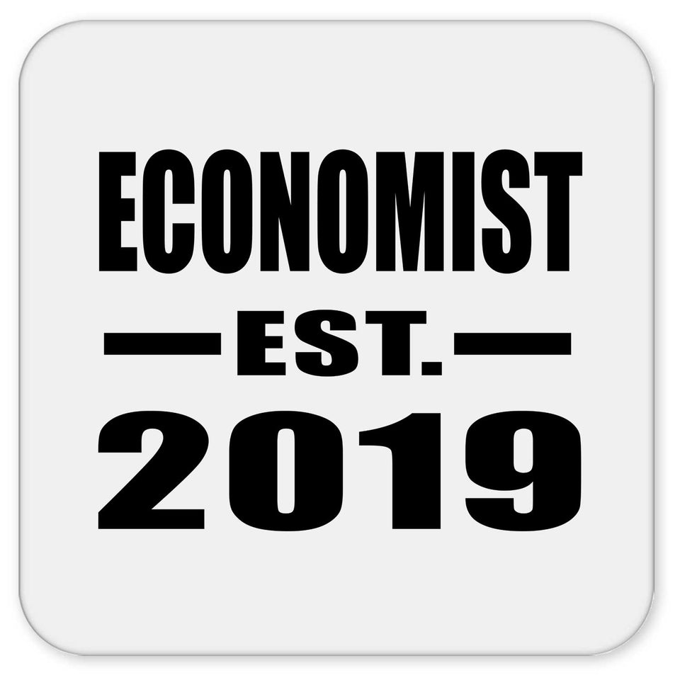 Economist Established EST. 2019 - Drink Coaster