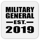 Military General Established EST. 2019 - Drink Coaster
