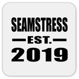 Seamstress Established EST. 2019 - Drink Coaster