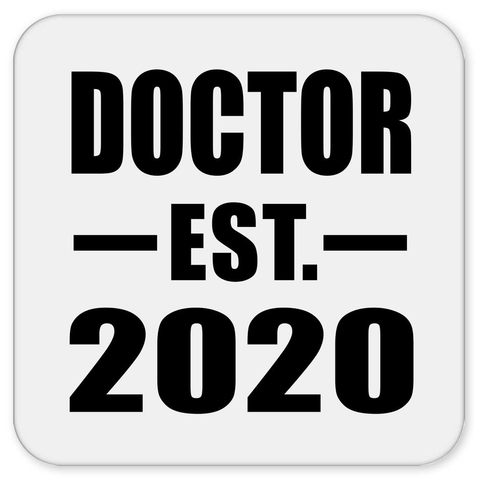 Doctor Established EST. 2020 - Drink Coaster