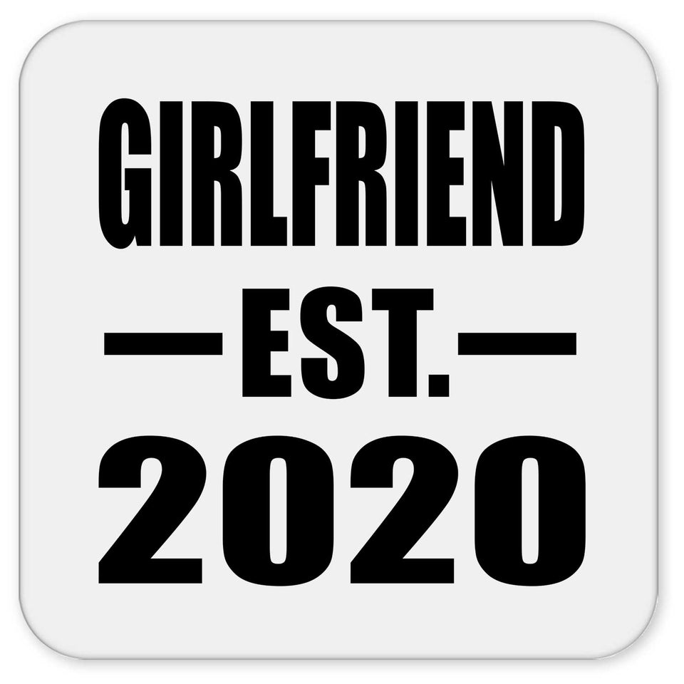 Girlfriend Established EST. 2020 - Drink Coaster