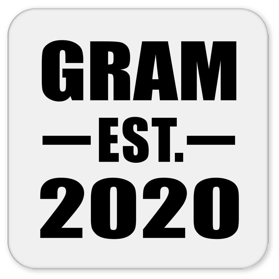 Gram Established EST. 2020 - Drink Coaster