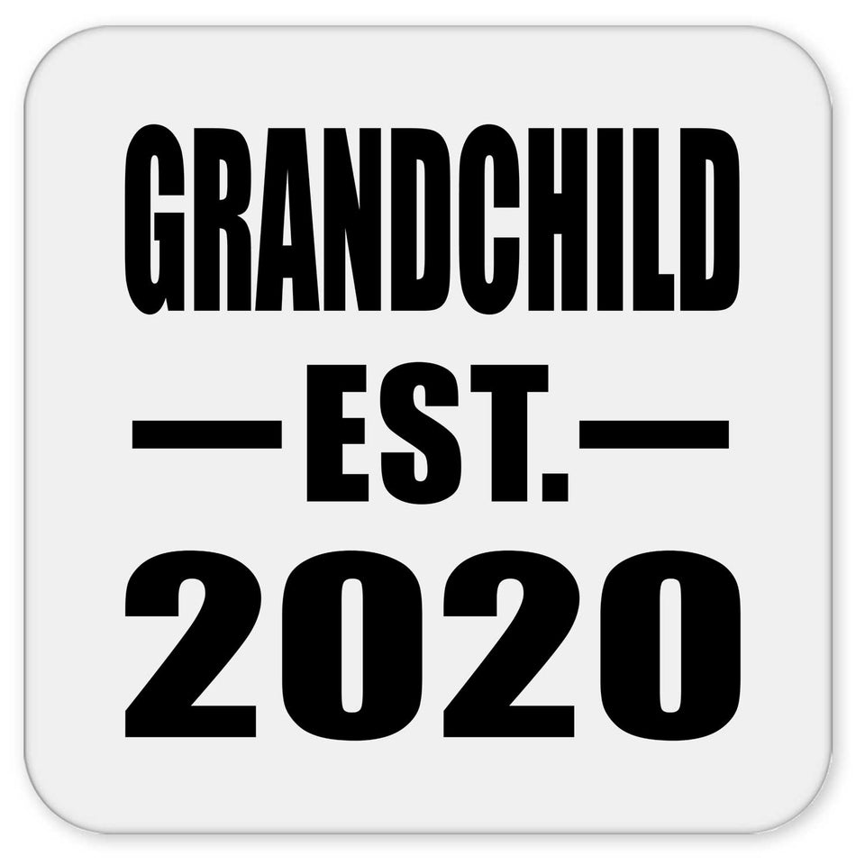 Grandchild Established EST. 2020 - Drink Coaster