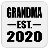 Grandma Established EST. 2020 - Drink Coaster