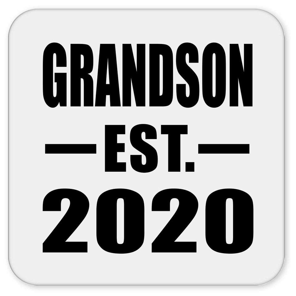 Grandson Established EST. 2020 - Drink Coaster