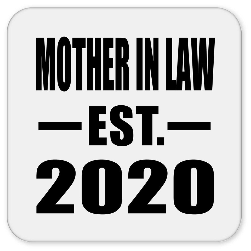 Mother In Law Established EST. 2020 - Drink Coaster