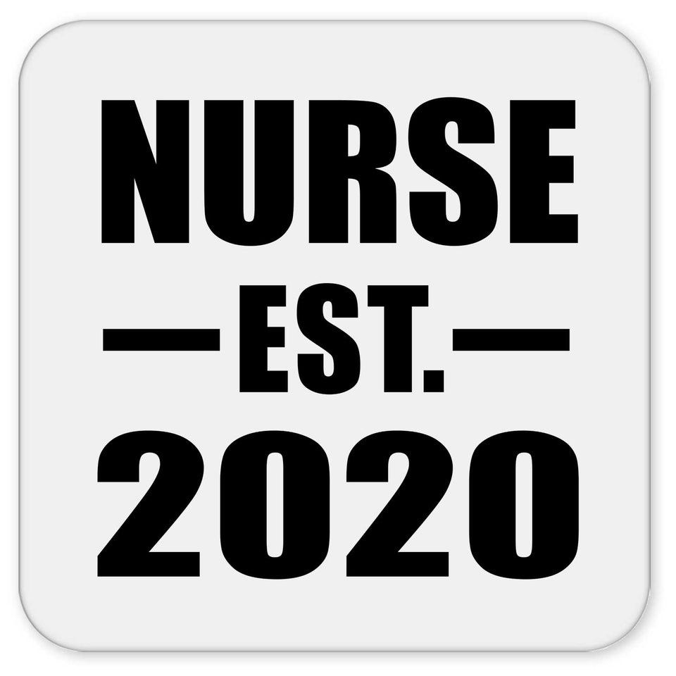 Nurse Established EST. 2020 - Drink Coaster