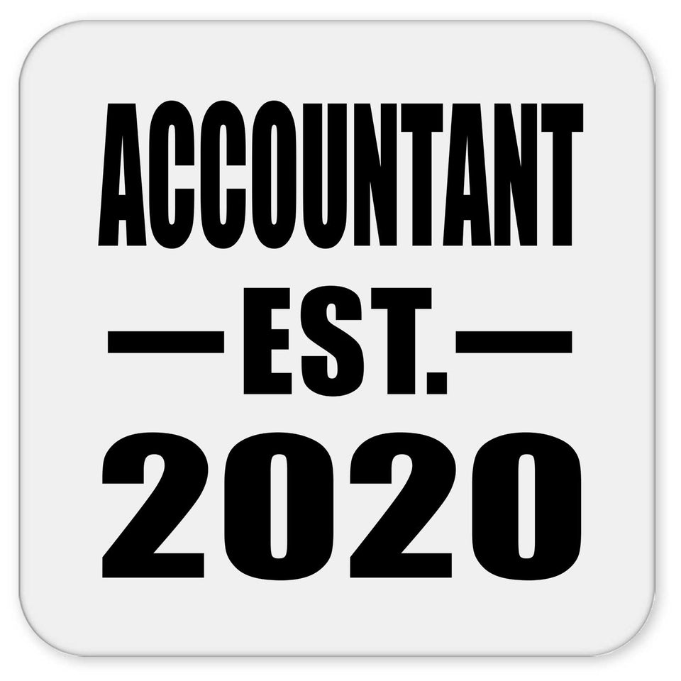 Accountant Established EST. 2020 - Drink Coaster