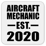 Aircraft Mechanic Established EST. 2020 - Drink Coaster