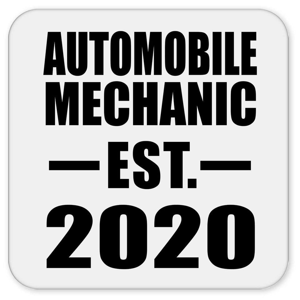 Automobile Mechanic Established EST. 2020 - Drink Coaster