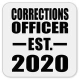 Corrections Officer Established EST. 2020 - Drink Coaster