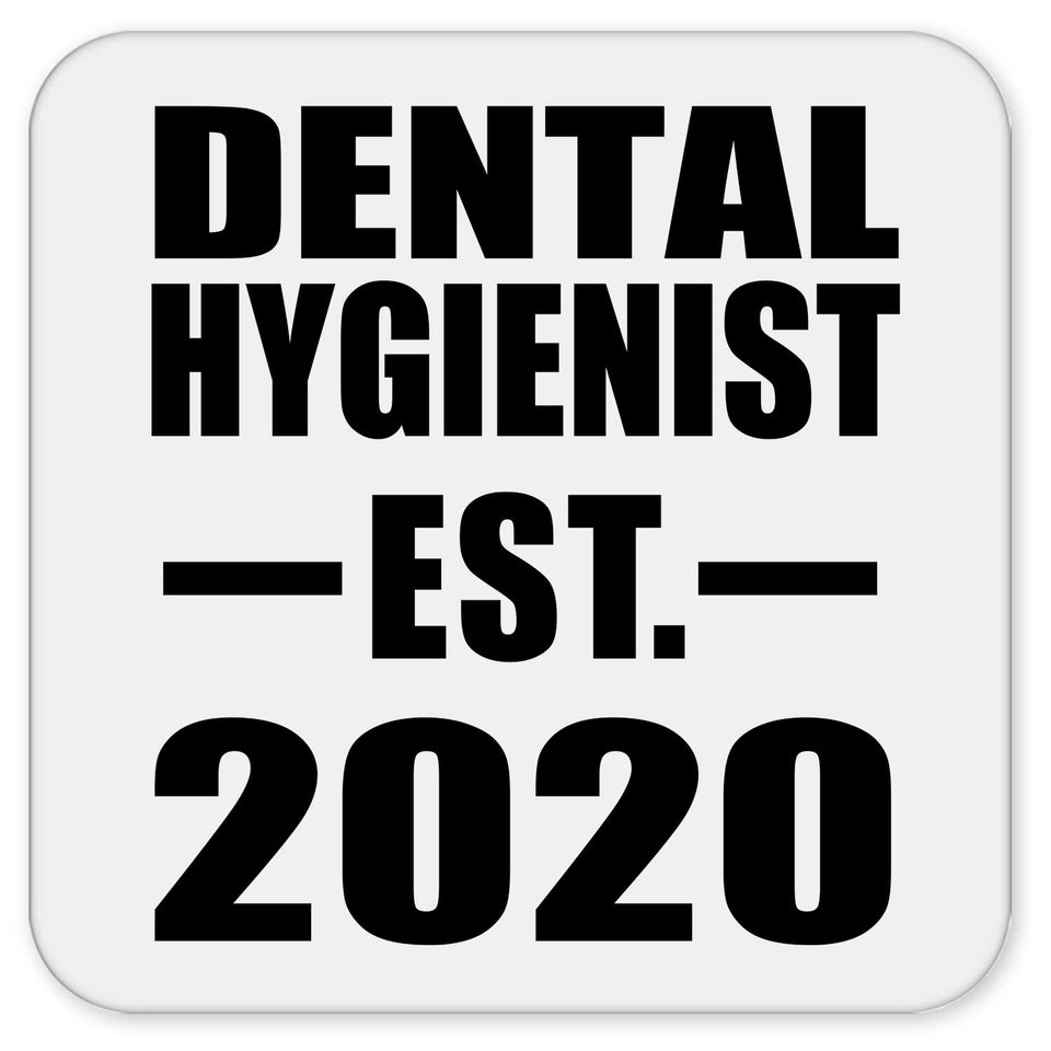 Dental Hygienist Established EST. 2020 - Drink Coaster