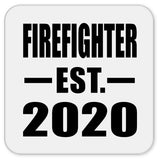 Firefighter Established EST. 2020 - Drink Coaster