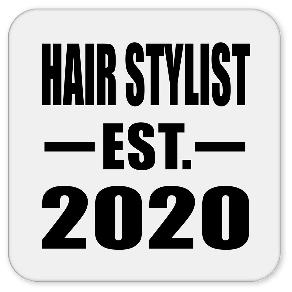 Hair Stylist Established EST. 2020 - Drink Coaster