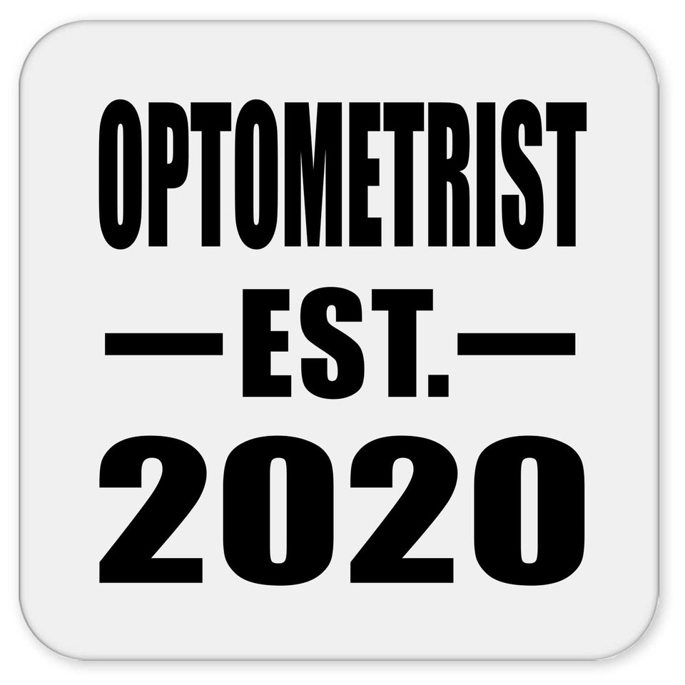 Optometrist Established EST. 2020 - Drink Coaster