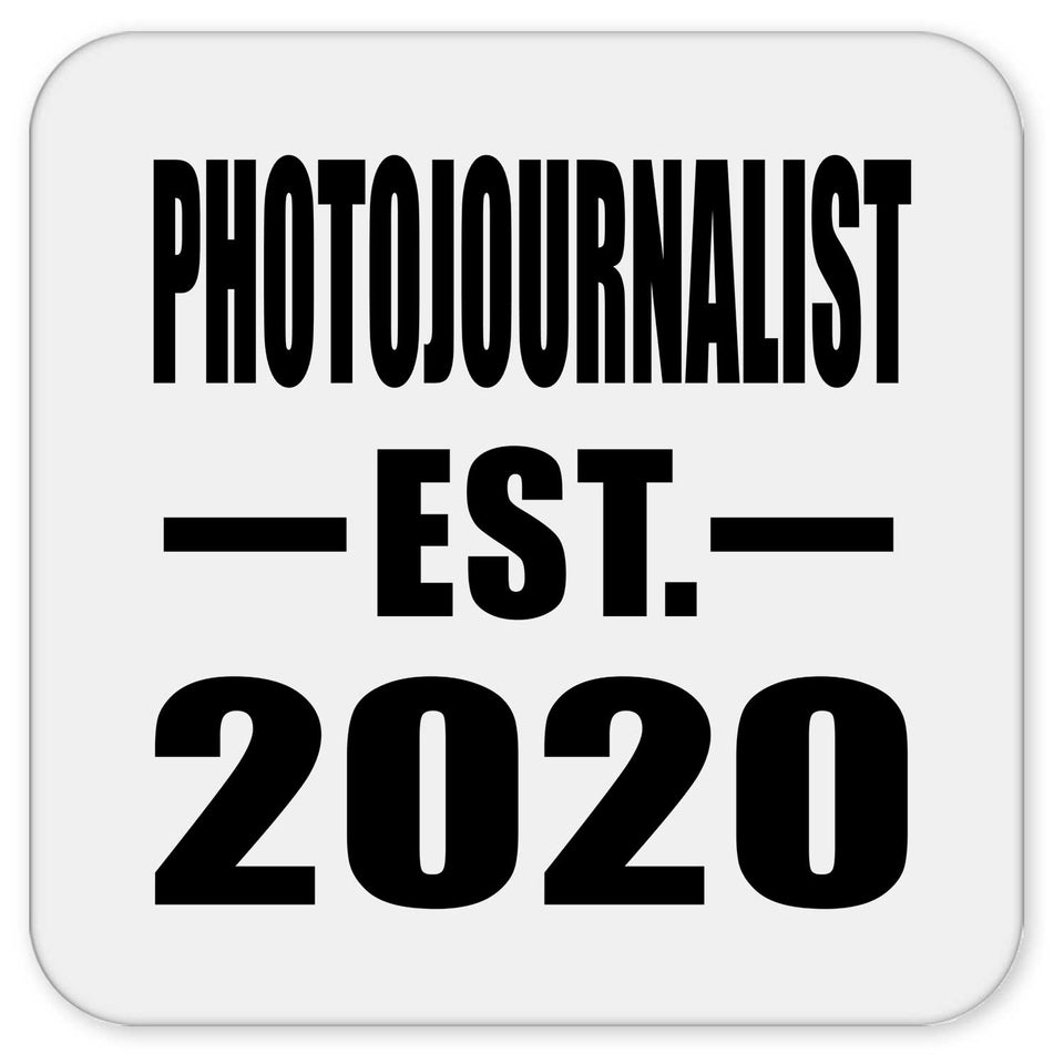 Photojournalist Established EST. 2020 - Drink Coaster