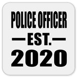 Police Officer Established EST. 2020 - Drink Coaster