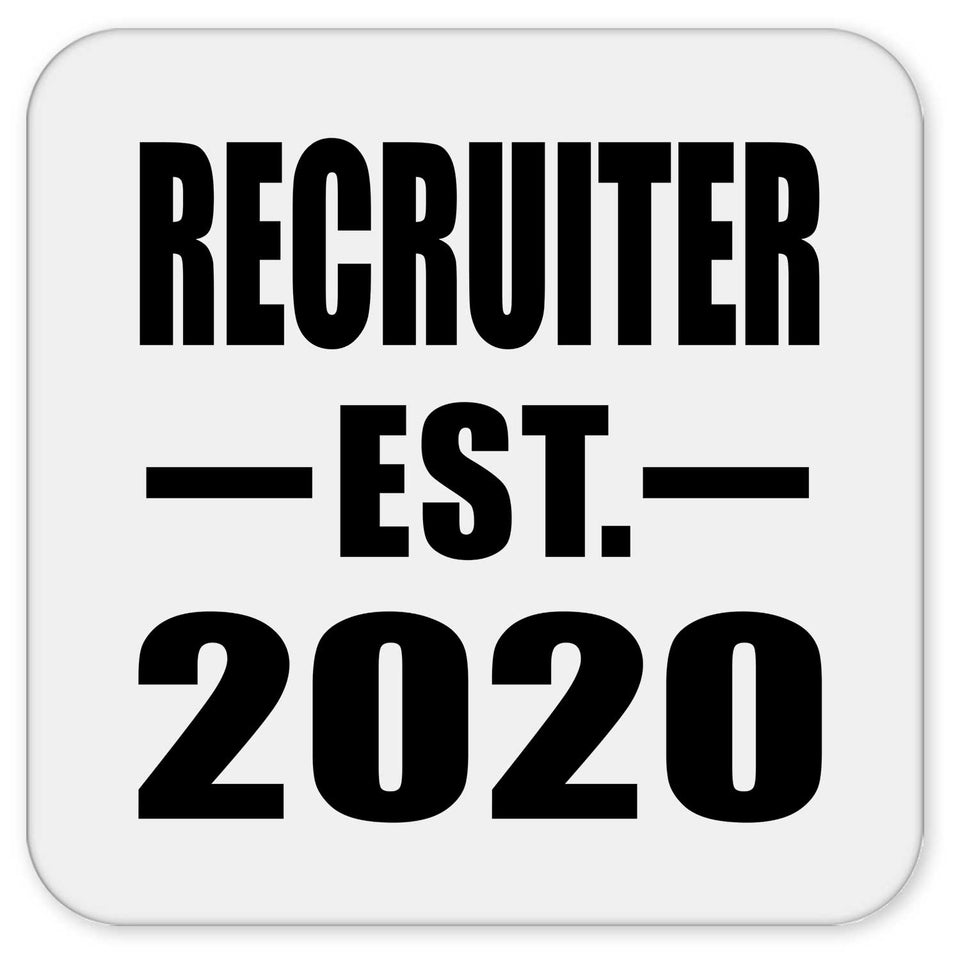 Recruiter Established EST. 2020 - Drink Coaster