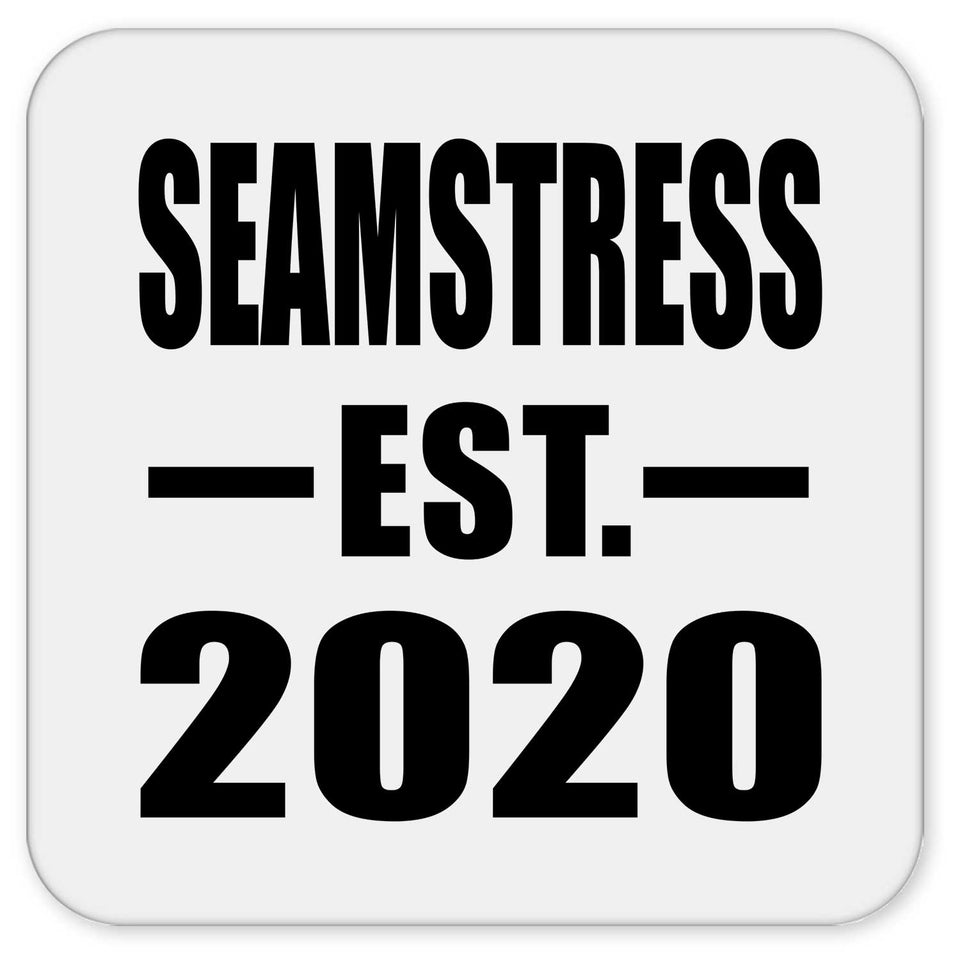 Seamstress Established EST. 2020 - Drink Coaster