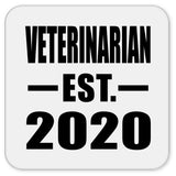 Veterinarian Established EST. 2020 - Drink Coaster