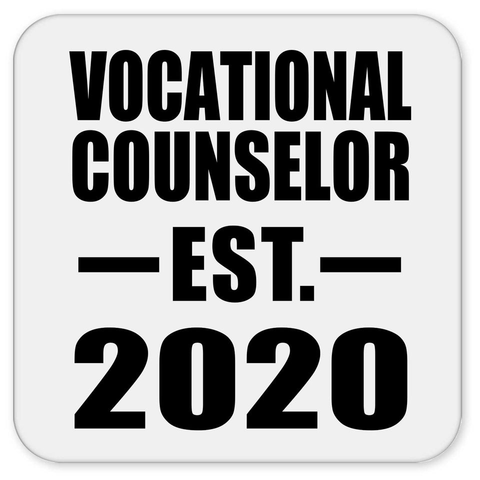 Vocational Counselor Established EST. 2020 - Drink Coaster