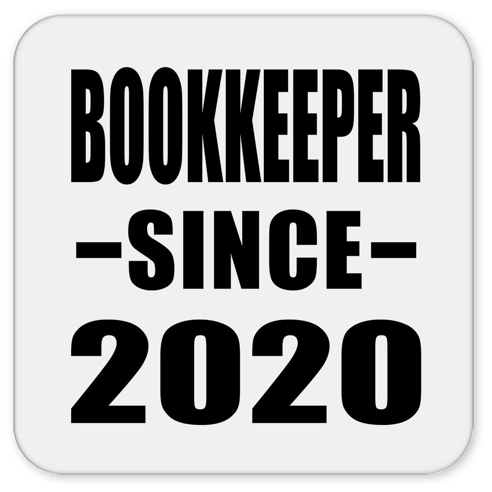 Bookkeeper Since 2020 - Drink Coaster