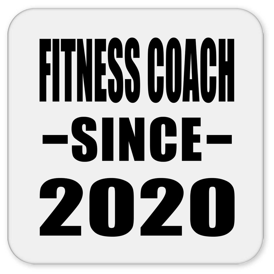 Fitness Coach Since 2020 - Drink Coaster