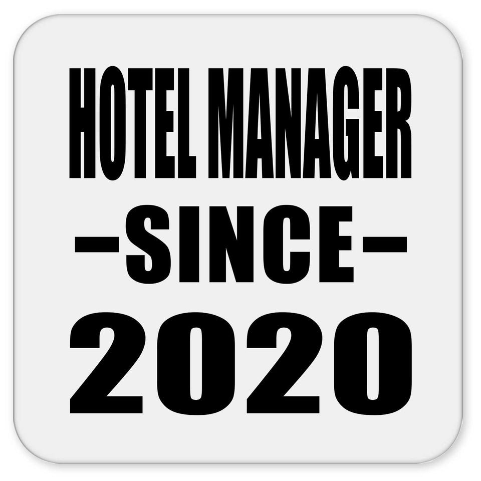 Hotel Manager Since 2020 - Drink Coaster