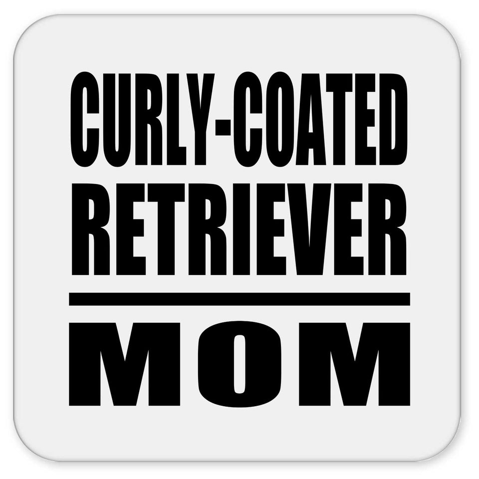 Curly-Coated Retriever Mom - Drink Coaster