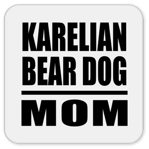 Karelian Bear Dog Mom - Drink Coaster