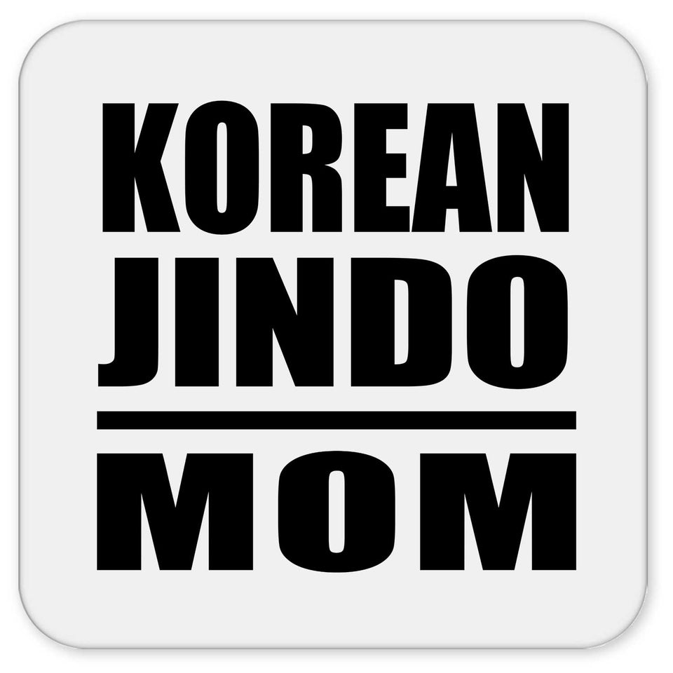 Korean Jindo Mom - Drink Coaster