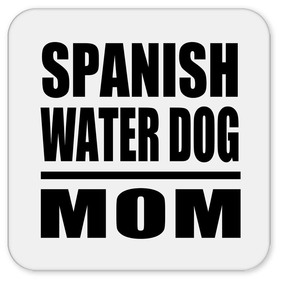 Spanish Water Dog Mom - Drink Coaster