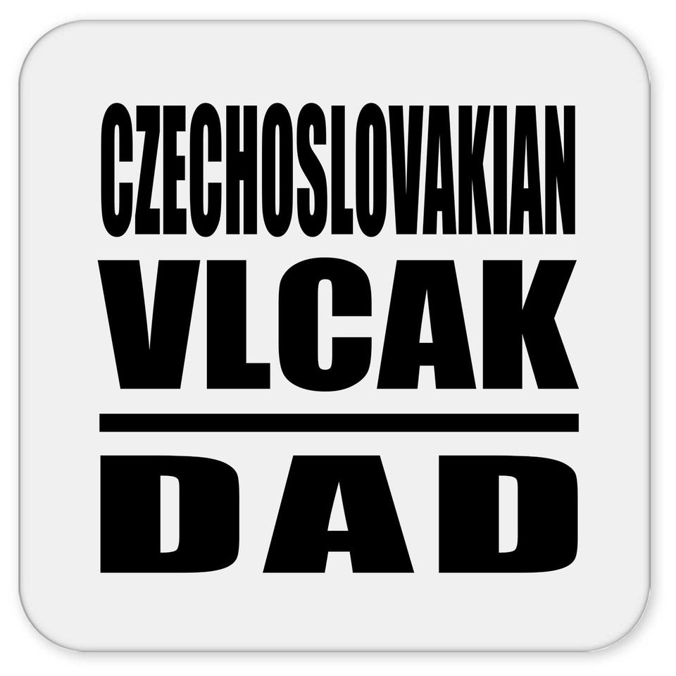 Czechoslovakian Vlcak Dad - Drink Coaster