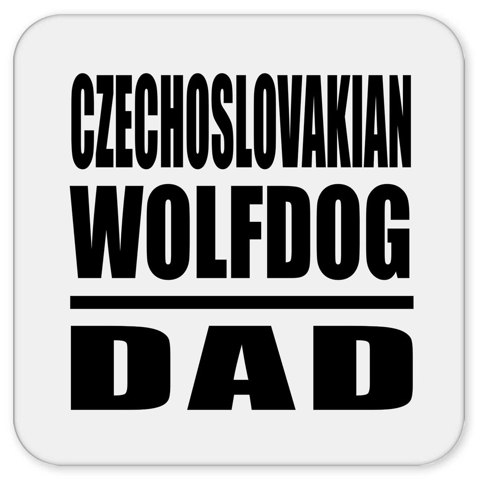 Czechoslovakian Wolfdog Dad - Drink Coaster