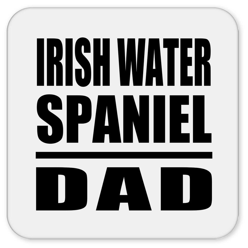 Irish Water Spaniel Dad - Drink Coaster