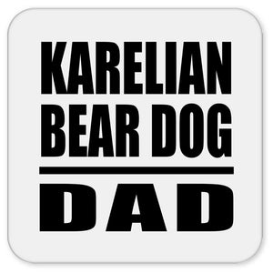 Karelian Bear Dog Dad - Drink Coaster