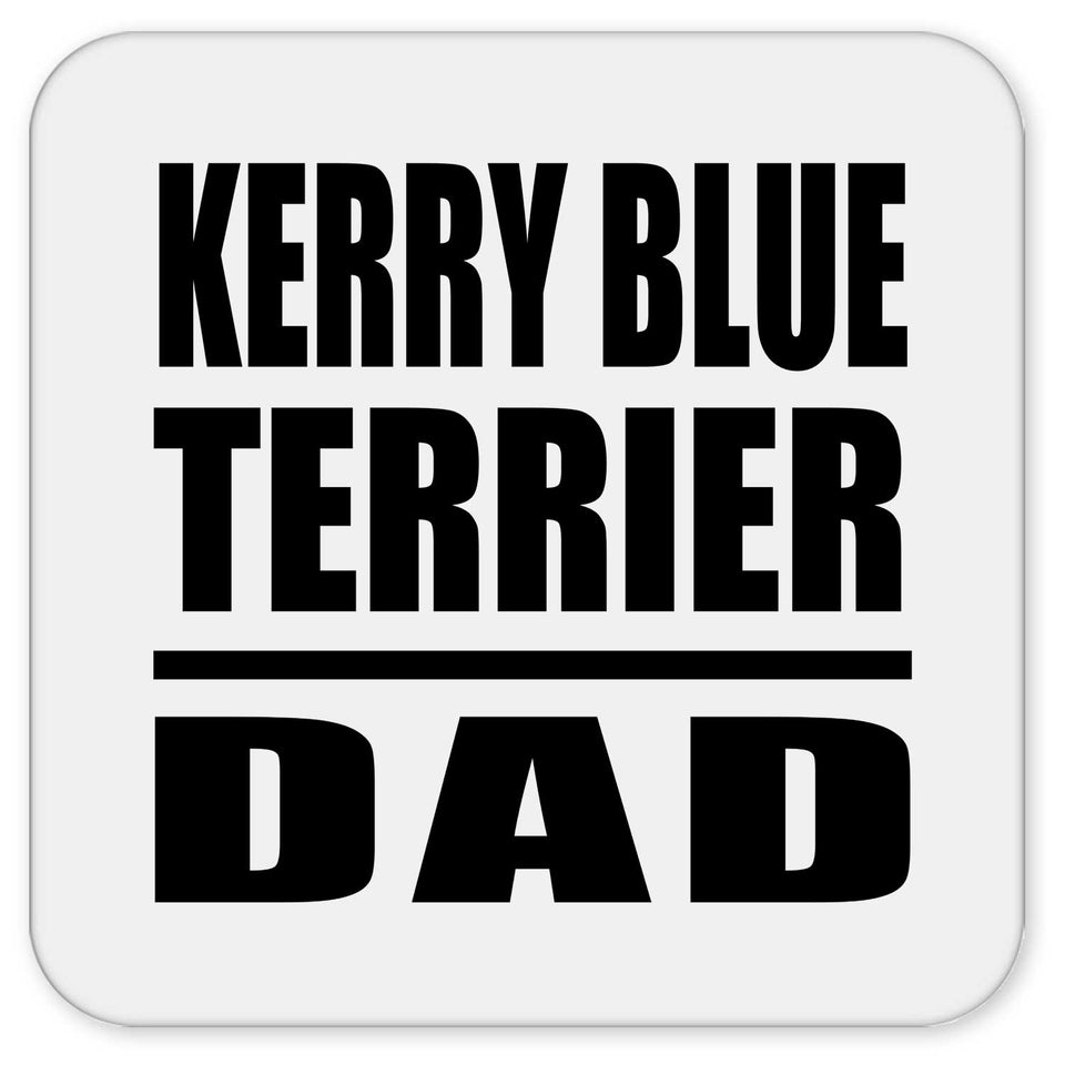 Kerry Blue Terrier Dad - Drink Coaster