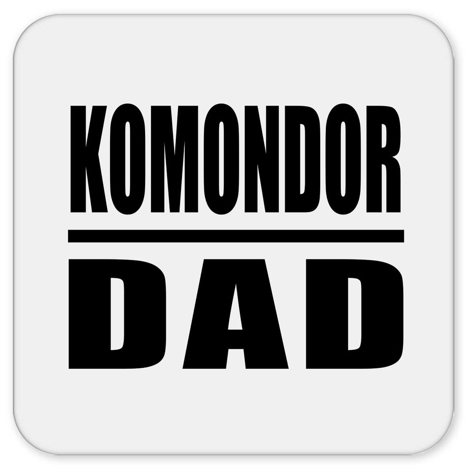 Komondor Dad - Drink Coaster