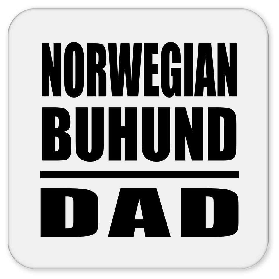 Norwegian Buhund Dad - Drink Coaster