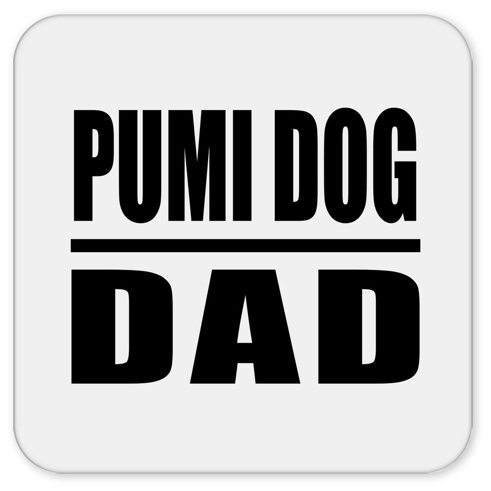 Pumi Dog Dad - Drink Coaster