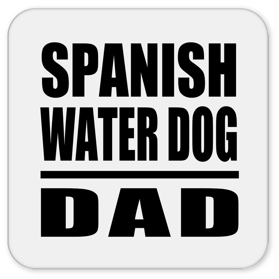 Spanish Water Dog Dad - Drink Coaster