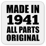 83rd Birthday Made in 1941 All Parts Original - Drink Coaster